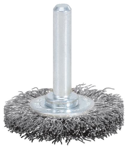 KS TOOLS Rostfreie Stahldrahtbürstenscheibe 0,3mm, Ø 38mm