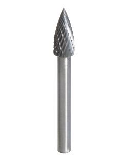 KS TOOLS HM Spitzbogen-Frässtift Form G, 8mm
