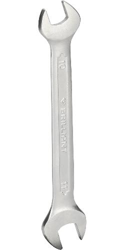 Brilliant Tools Doppel-Maulschlüssel, 10 x 11 mm