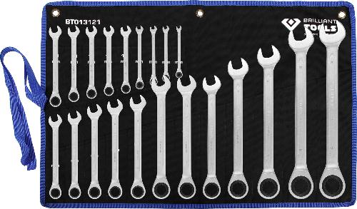 Brilliant Tools Ratschenringschlüssel-Satz, 21-tlg, 6 - 32 mm