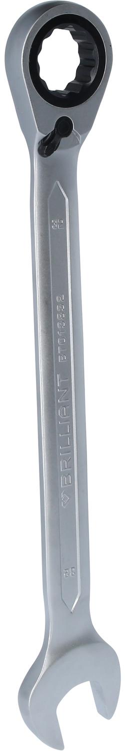Brilliant Tools Ratschenringschlüssel, umschaltbar, 32 mm