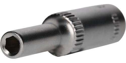 Brilliant Tools 1/4" Sechskant-Stecknuss, lange Ausführung, 4 mm