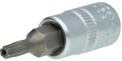 Brilliant Tools 1/4" Torx-Bit-Stecknuss, mit Stirnlochbohrung, TB15