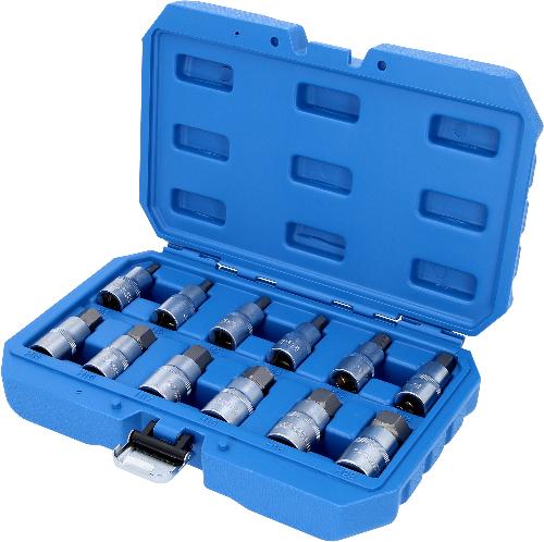 Brilliant Tools 1/2" Innensechskant Bit-Stecknuss-Satz, 12-tlg, 5 - 22 mm