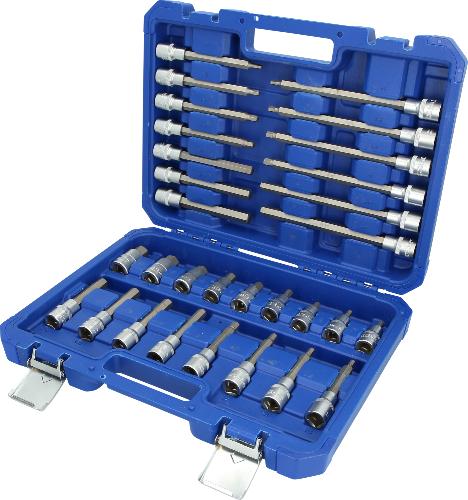 Brilliant Tools 1/2" Bit-Stecknuss-Satz, 30-tlg, Innensechskant-Profil