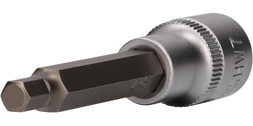 Brilliant Tools 1/2" Innensechskant Bit-Stecknuss, 100 mm lang, 7 mm