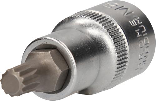 Brilliant Tools 1/2" Vielzahn-Bit-Stecknuss, 55 mm lang, M8