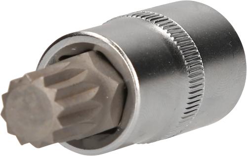 Brilliant Tools 1/2" Vielzahn-Bit-Stecknuss, 55 mm lang, M14