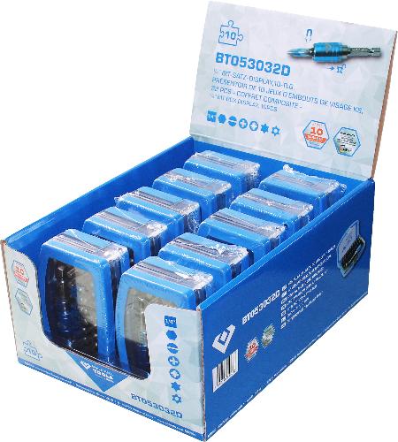 Brilliant Tools Bit-Satz, 32-tlg. Display, 10 Stk