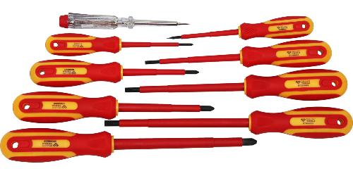 Brilliant Tools VDE Schraubendreher-Satz, 9-tlg, Schlitz und PH Phillips