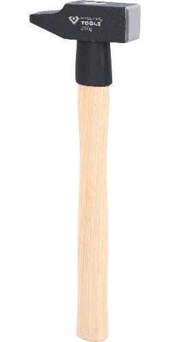 Brilliant Tools Schlosserhammer mit Hickory-Stiel, 250 g, französische Form