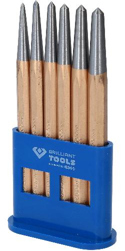 Brilliant Tools Körner-Satz, 6-tlg