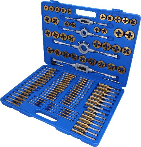 Brilliant Tools TiN Gewindeschneidwerkzeug-Satz, 110-tlg