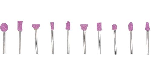 Brilliant Tools Schleifstift-Satz für Stiftschleifer, 10-tlg
