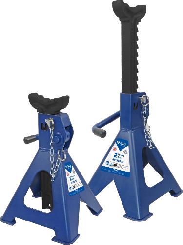 Brilliant Tools Unterstellböcke (Paar) mit Schnellentriegelung, 2 Tonnen