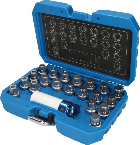 Brilliant Tools Felgenschloss-Sortiment für BMW, 21-tlg