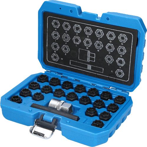 Brilliant Tools Felgenschloss-Sortiment für Audi, 22-tlg