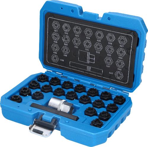Brilliant Tools Felgenschloss-Sortiment für VW, 22-tlg