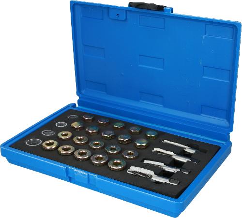 Brilliant Tools Reparatursatz für Öl-Ablassschrauben-Gewinde, 64-tlg
