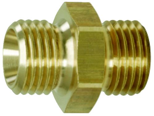 KS TOOLS Messing-Doppelnippel, G3/8"AG