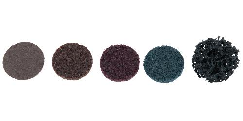 KS TOOLS Ersatz-Schleifpads, Ø26,7mm, Körnung 60, 10er Pack
