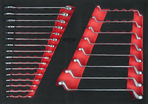 KS TOOLS Schlüssel-Satz, 24-tlg in 1/1 Systemeinlage