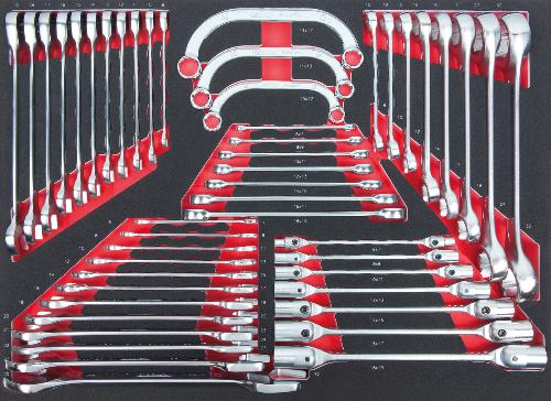 KS TOOLS SCS Schlüssel-Satz, 48-tlg in 1/1 Systemeinlage