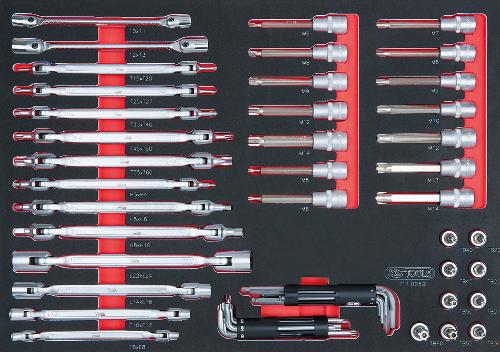 KS TOOLS SCS Schlüssel-Satz, 53-tlg in 1/1 Systemeinlage