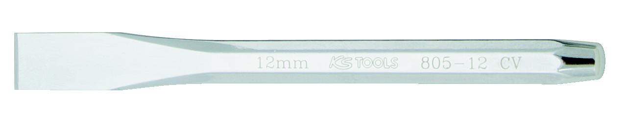 KS TOOLS Flachmeißel, 8-kant, 130mm