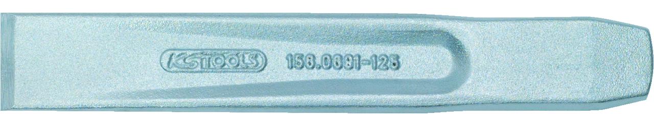 KS TOOLS Flachmeißel, oval, 100x19mm, silber