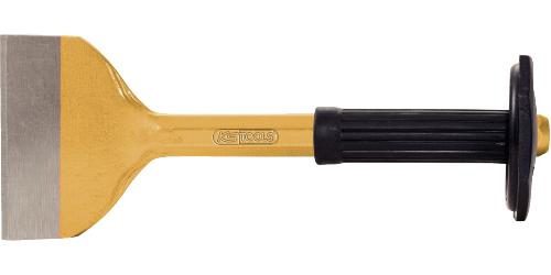 KS TOOLS Fugenmeißel mit Handschutzgriff, flach oval, 70mm