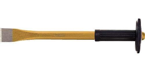 KS TOOLS Maurermeißel mit Handschutzgriff, 8-kant, 500mm