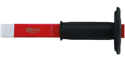 KS TOOLS Schlitzmeissel mit Handschutzgriff, 240mm