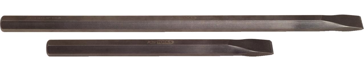 KS TOOLS LKW-Flachmeißel-Satz, 2-tlg, 400-600mm