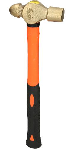 KS TOOLS BRONZEplus Schlosserhammer, 350g, englische Form