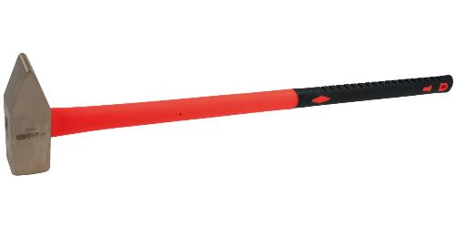 KS TOOLS BRONZEplus Vorschlaghammer 8000 g, mit Fiberglasstiel