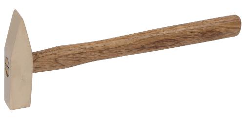 KS TOOLS BRONZEplus Schlosserhammer 100 g, mit Hickorystiel