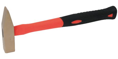 KS TOOLS BRONZEplus Schlosserhammer 800 g, mit Fiberglasstiel