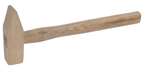 KS TOOLS BRONZEplus Handhammer, 1200g, amerikanische Form, Hickorystiel