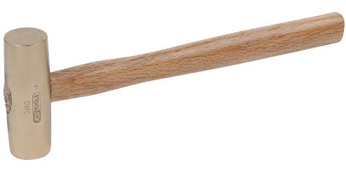 KS TOOLS BRONZEplus Maschinistenhammer, 300g, amerikanische Form