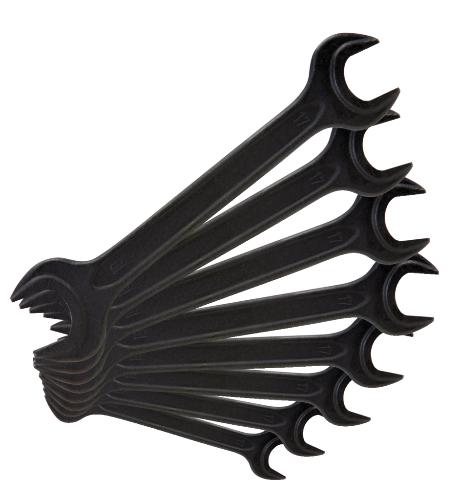 KS TOOLS Doppelmaul-Kraftschlüssel-Satz, 10-tlg