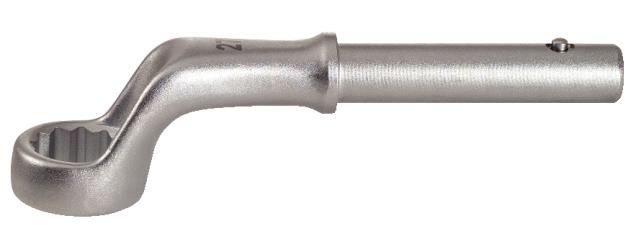 KS TOOLS Zugringschlüssel, gekröpft, 2.3/4"