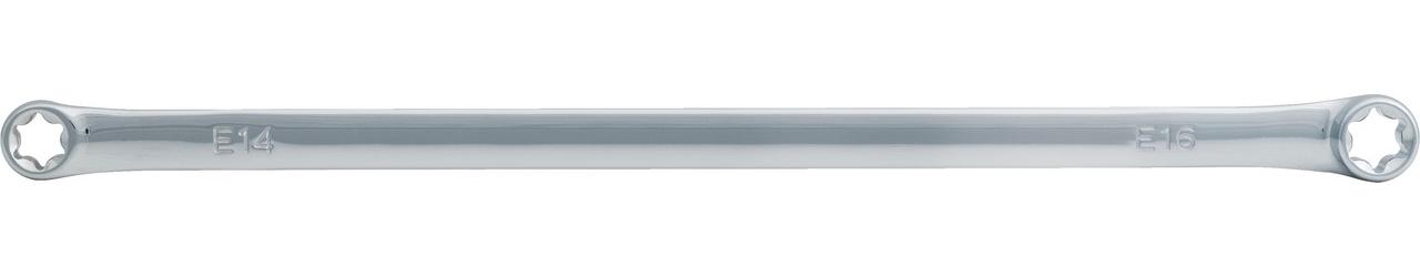 KS TOOLS CHROMEplus Torx-E-Doppel-Ringschlüssel XL,E8xE10