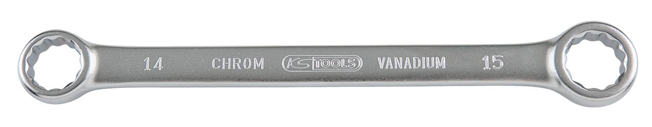 KS TOOLS ULTIMATEplus Doppel-Ringschlüssel, 14x15mm