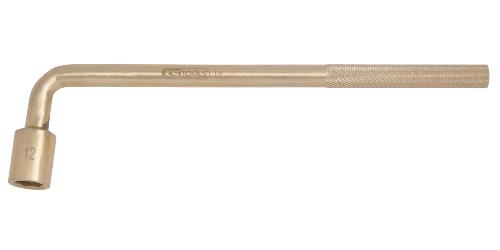 KS TOOLS BRONZEplus 6-kant-Steckschlüssel gewinkelt 19 mm