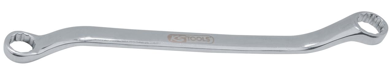 KS TOOLS EDELSTAHL Doppel-Ringschlüssel, gekröpft, 8x10mm