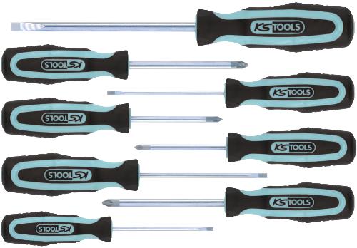 KS TOOLS EDELSTAHL Schraubendreher-Satz, 8-tlg