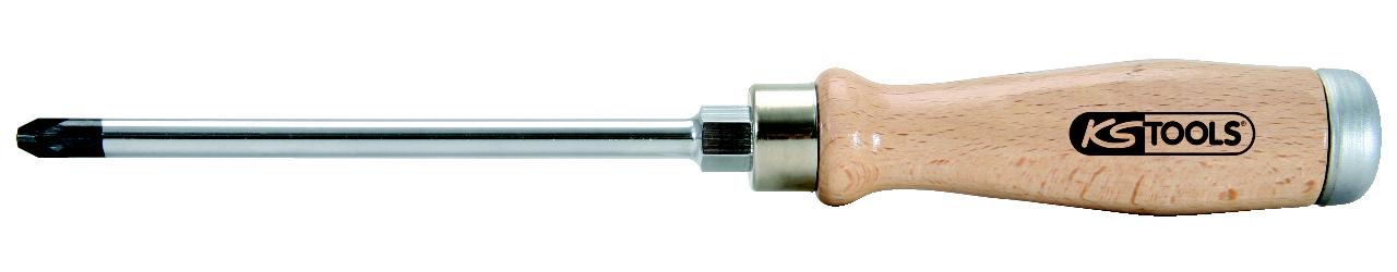 KS TOOLS ERGOTORQUE WOODmax Schlag-Schraubendreher, PZ1