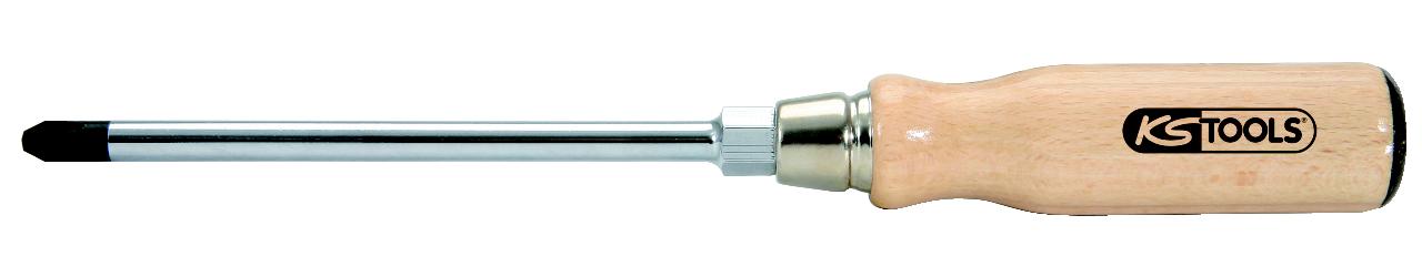KS TOOLS ERGOTORQUE WOOD Schraubendreher, PZ4