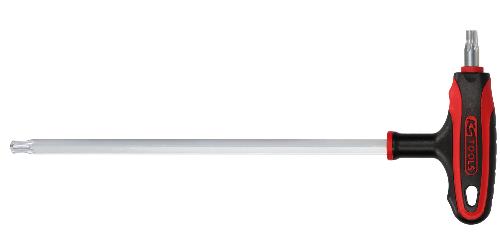 KS TOOLS T-Griff-Winkelstiftschlüssel Torx Kugelkopf,T10